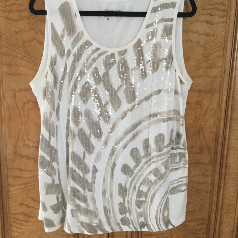 Chico’s Zenergy embellished tank